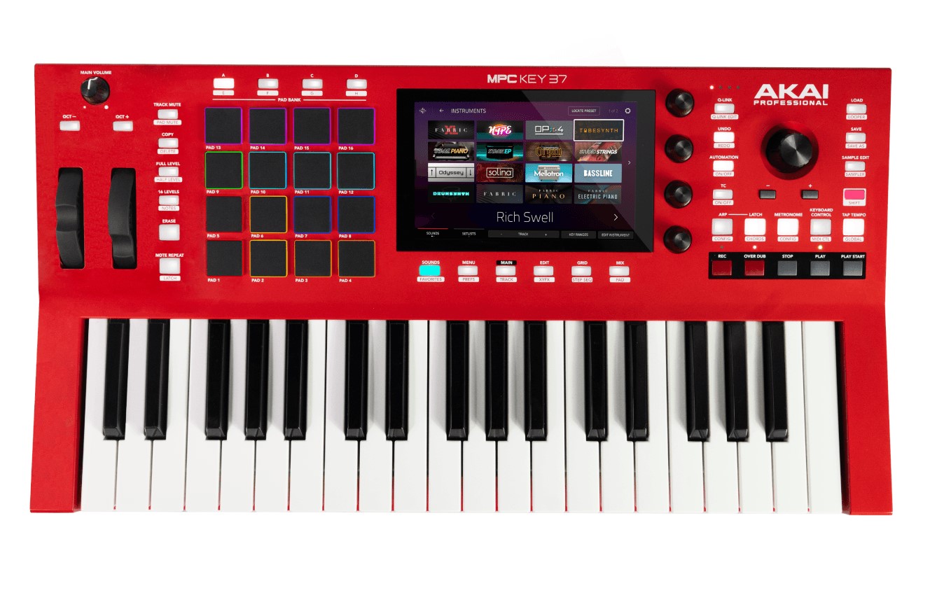 AKAI MPC KEY 37 サンプラー Platinum Records Lights & Sound- Shop Akai MPC Key 37 Sampling